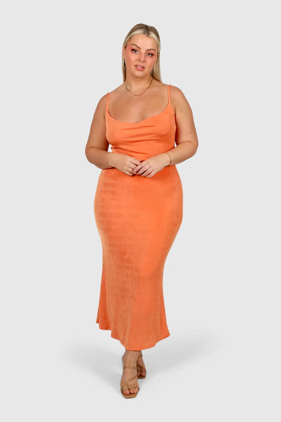 PERI DRESS TANGERINE sold by FAYT The Label product image thumbnail 5