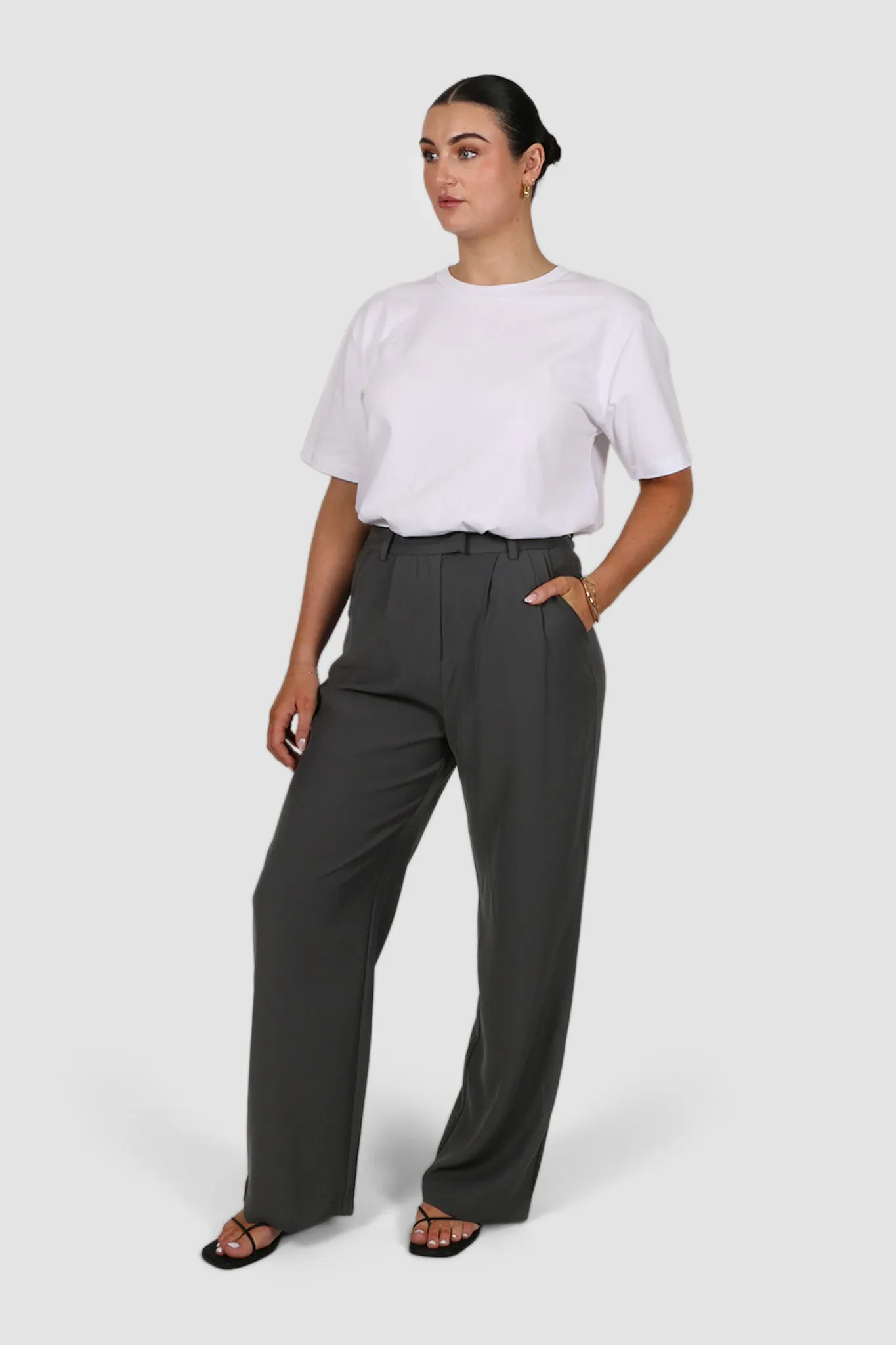 DOWNTOWN PANT CHARCOAL TALL FIT sold by FAYT The Label product image thumbnail 4