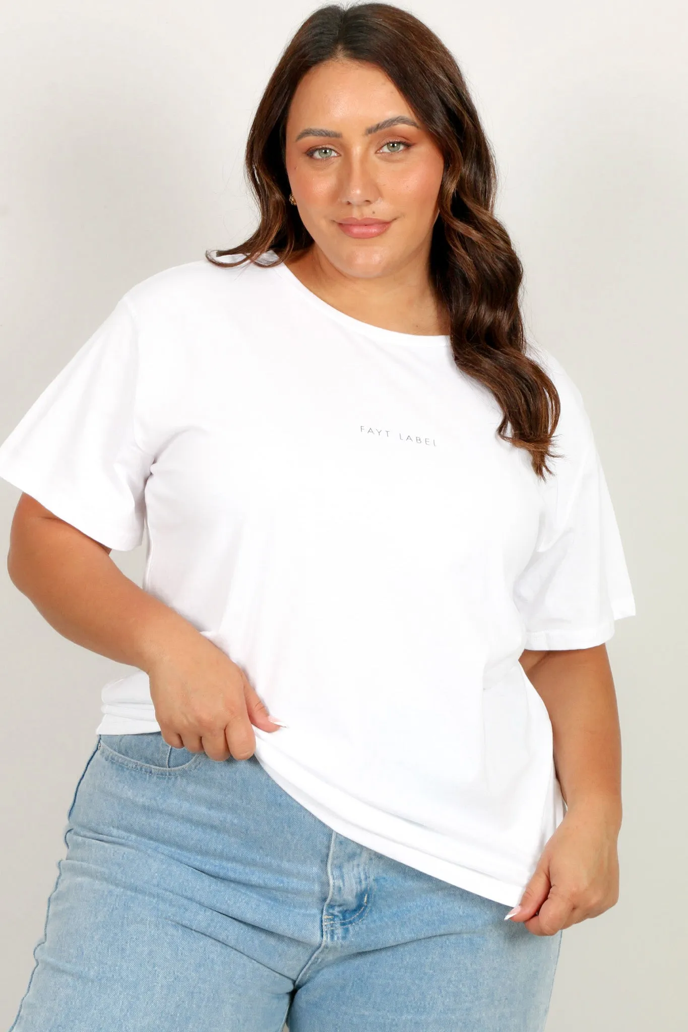 FAYT ESSENTIAL TEE WHITE sold by FAYT The Label product image thumbnail 5