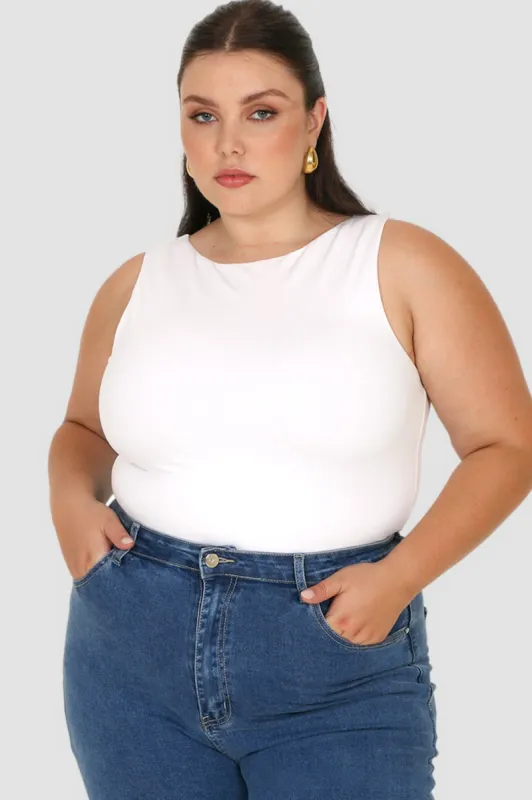 NOLA TOP WHITE sold by FAYT The Label