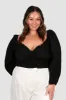 ALYA TOP BLACK sold by FAYT The Label