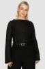 MARZA TOP BLACK sold by FAYT The Label