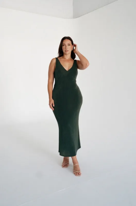 NATALIA DRESS PINE sold by FAYT The Label