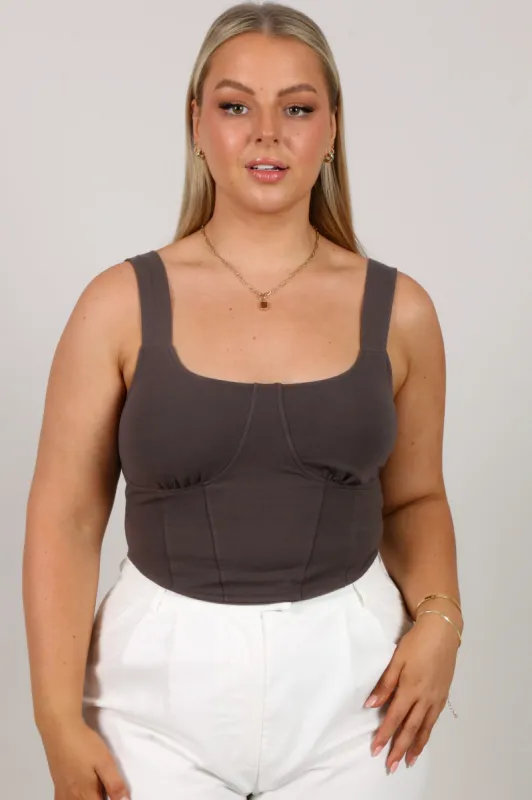 RATA TOP GREY sold by FAYT The Label
