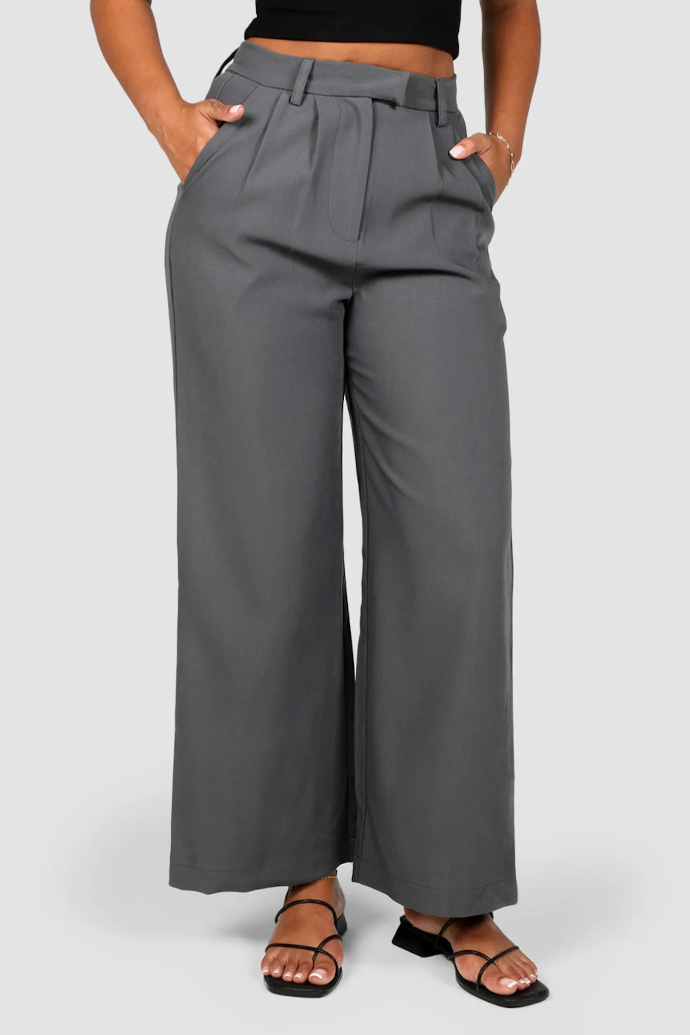 DOWNTOWN PANT CHARCOAL sold by FAYT The Label product image thumbnail 5