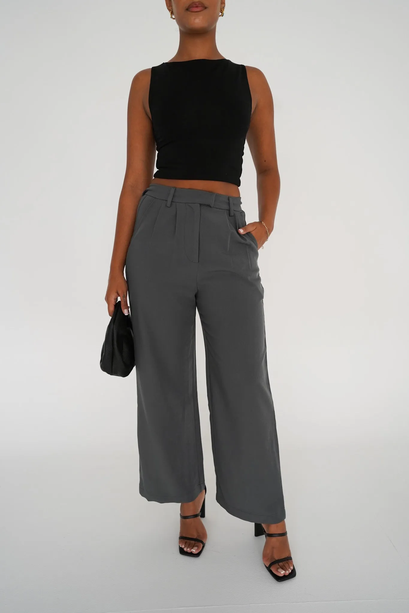 DOWNTOWN PANT CHARCOAL sold by FAYT The Label product image thumbnail 2