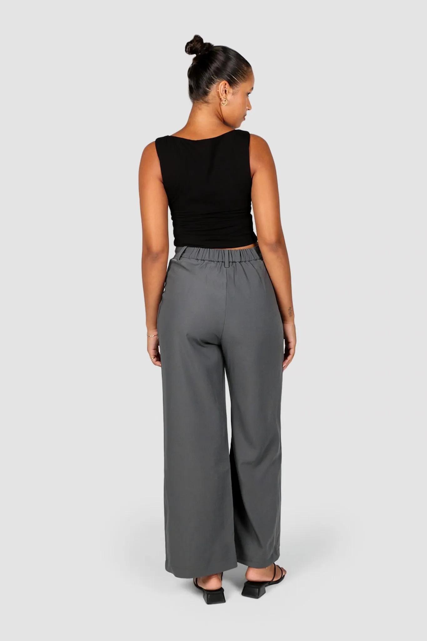 DOWNTOWN PANT CHARCOAL sold by FAYT The Label product image thumbnail 3