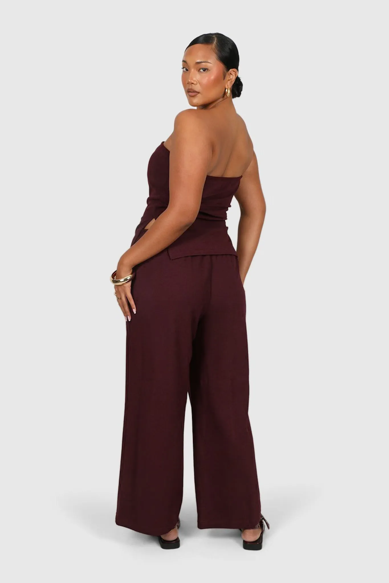 ROWAN PANTS MERLOT sold by FAYT The Label product image thumbnail 4
