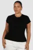 LIGHT BUTTERY TEE BLACK sold by FAYT The Label