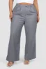 DOWNTOWN PANT LIGHT GREY PINSTRIPE sold by FAYT The Label