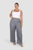 DOWNTOWN PANT LIGHT GREY PINSTRIPE sold by FAYT The Label
