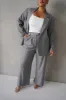 DOWNTOWN PANT LIGHT GREY PINSTRIPE sold by FAYT The Label