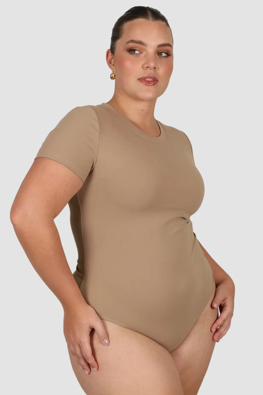 S/S BODYSUIT COFFEE sold by FAYT The Label product image thumbnail 5