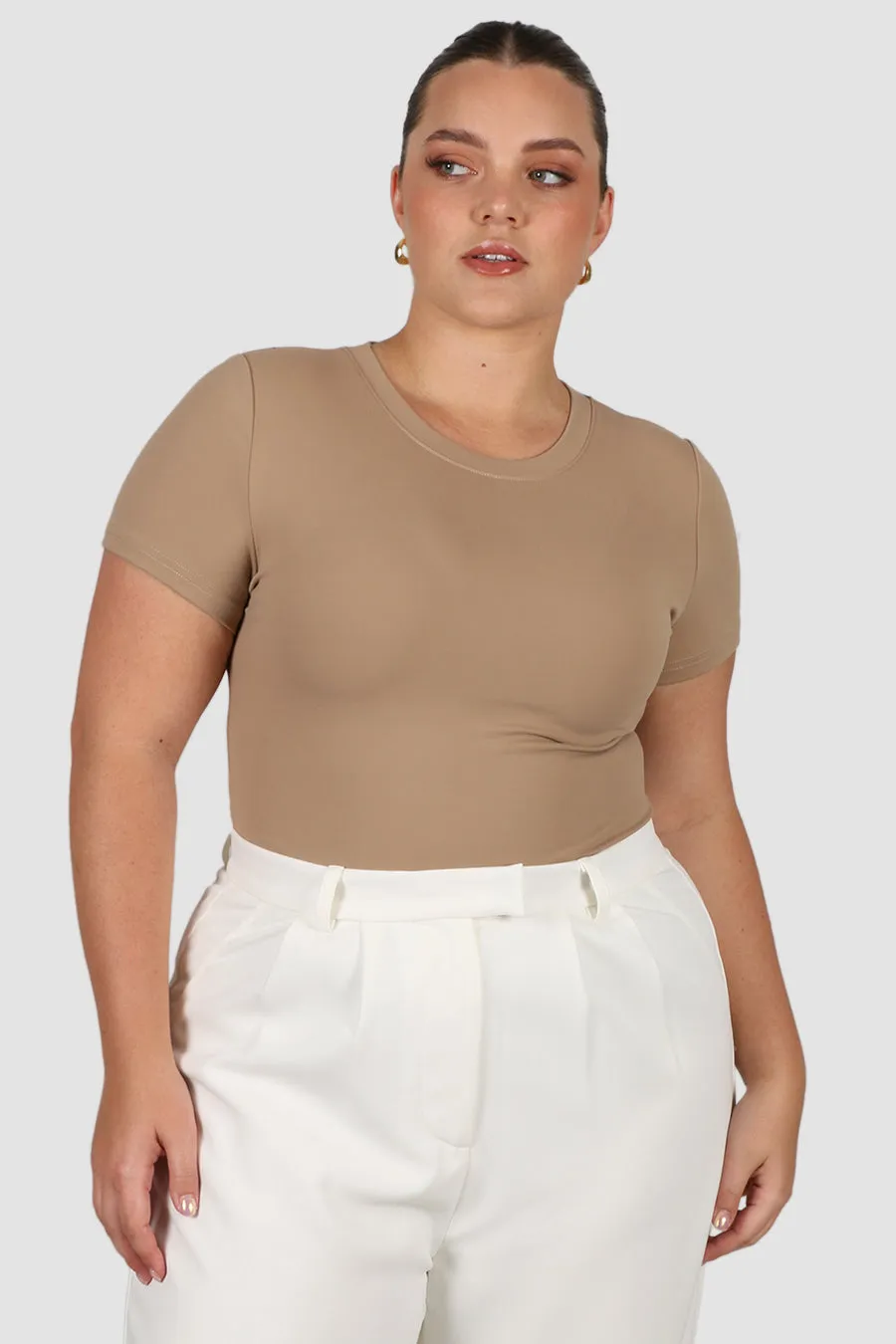 S/S BODYSUIT COFFEE sold by FAYT The Label product image thumbnail 2