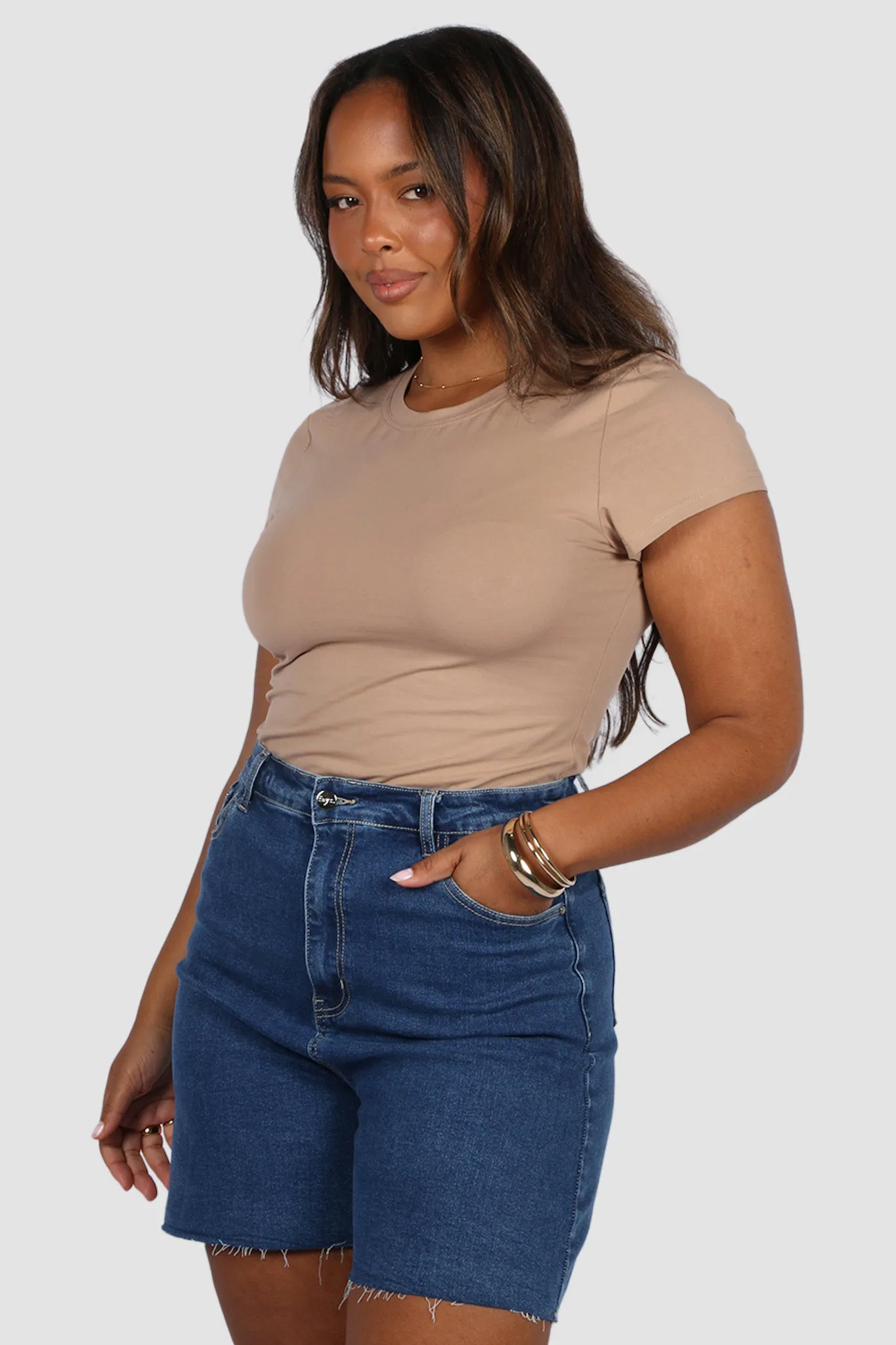 JAGGER DENIM SHORT DEEP BLUE sold by FAYT The Label product image thumbnail 2