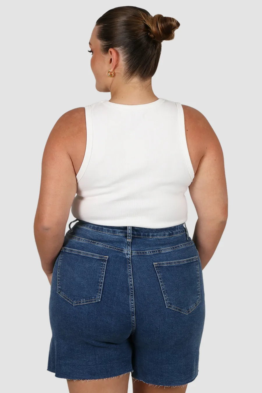 JAGGER DENIM SHORT DEEP BLUE sold by FAYT The Label product image thumbnail 3