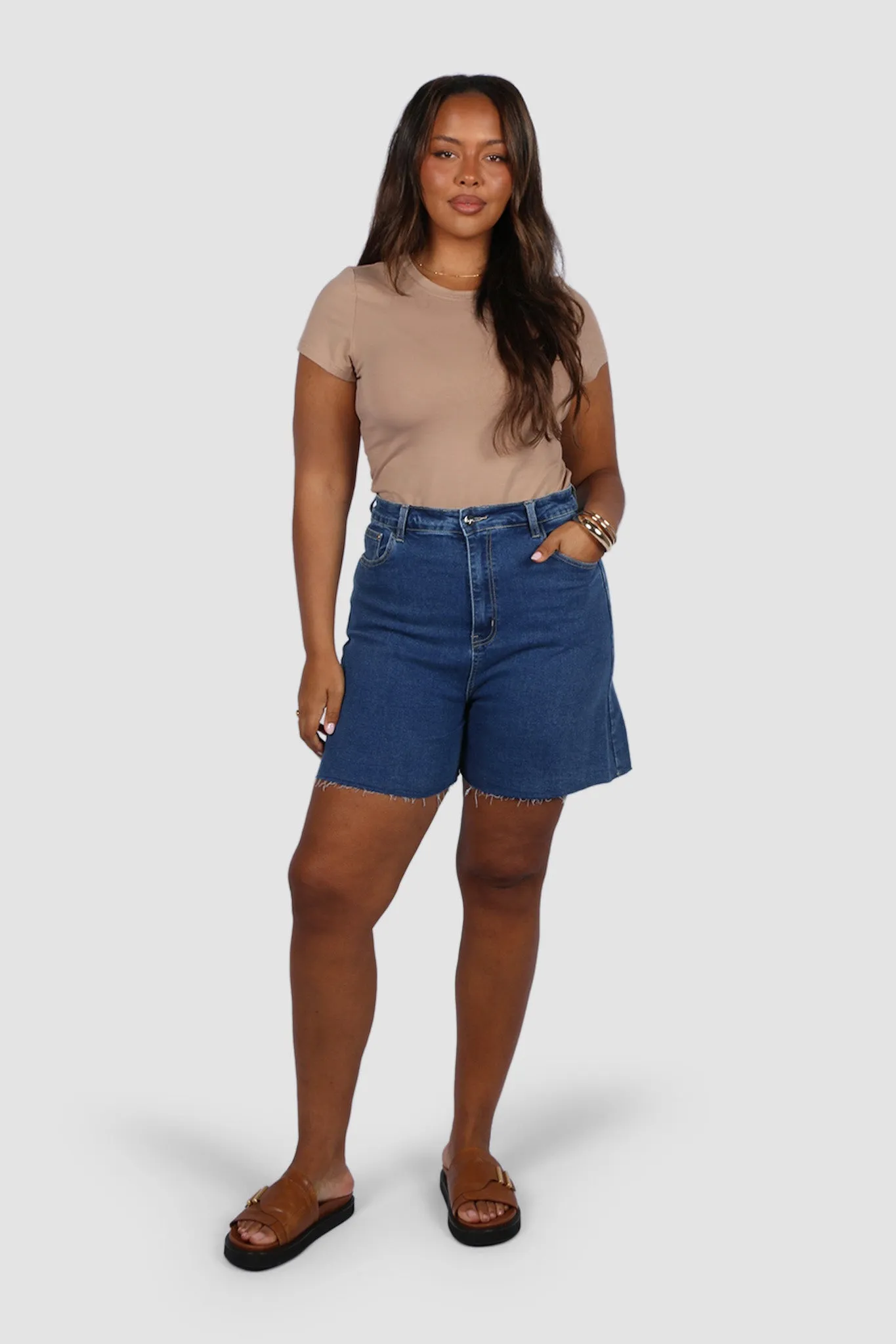 JAGGER DENIM SHORT DEEP BLUE sold by FAYT The Label product image thumbnail 4