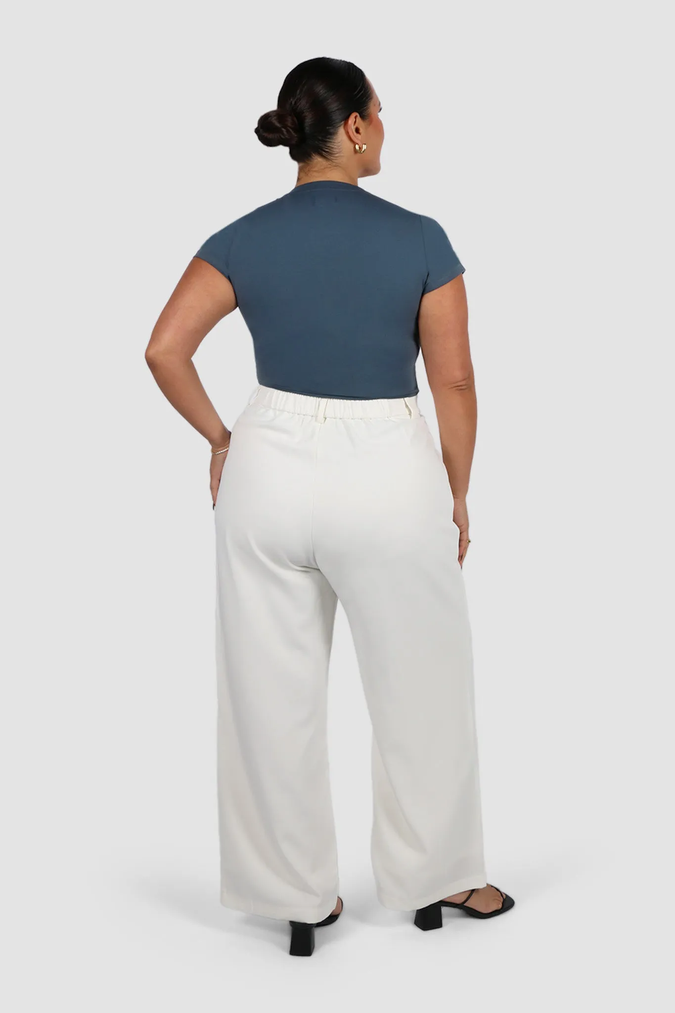 LIGHT BUTTERY TEE DEEP OCEAN sold by FAYT The Label product image thumbnail 5