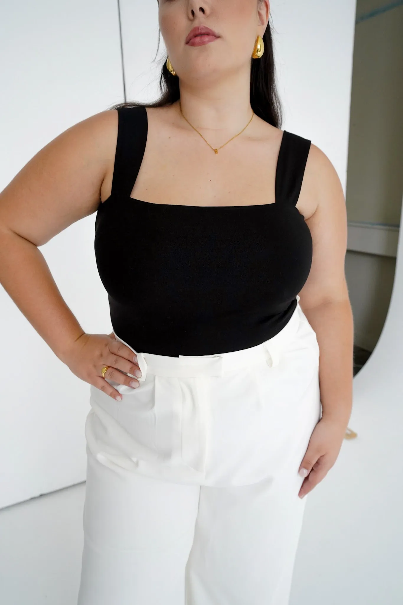 FB SALE - QUINN TOP BLACK SIZE 10-12 (B) sold by FAYT The Label