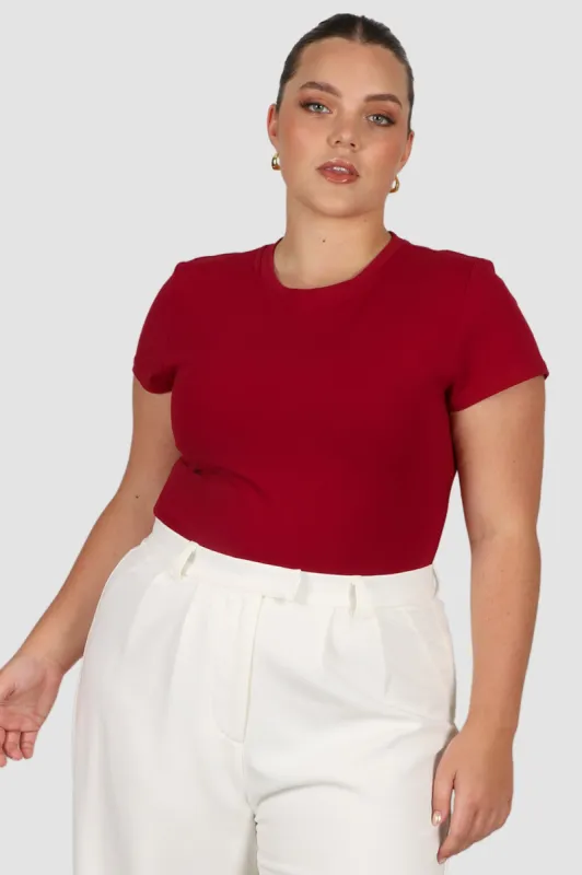 BUTTERY TEE CHERRY sold by FAYT The Label