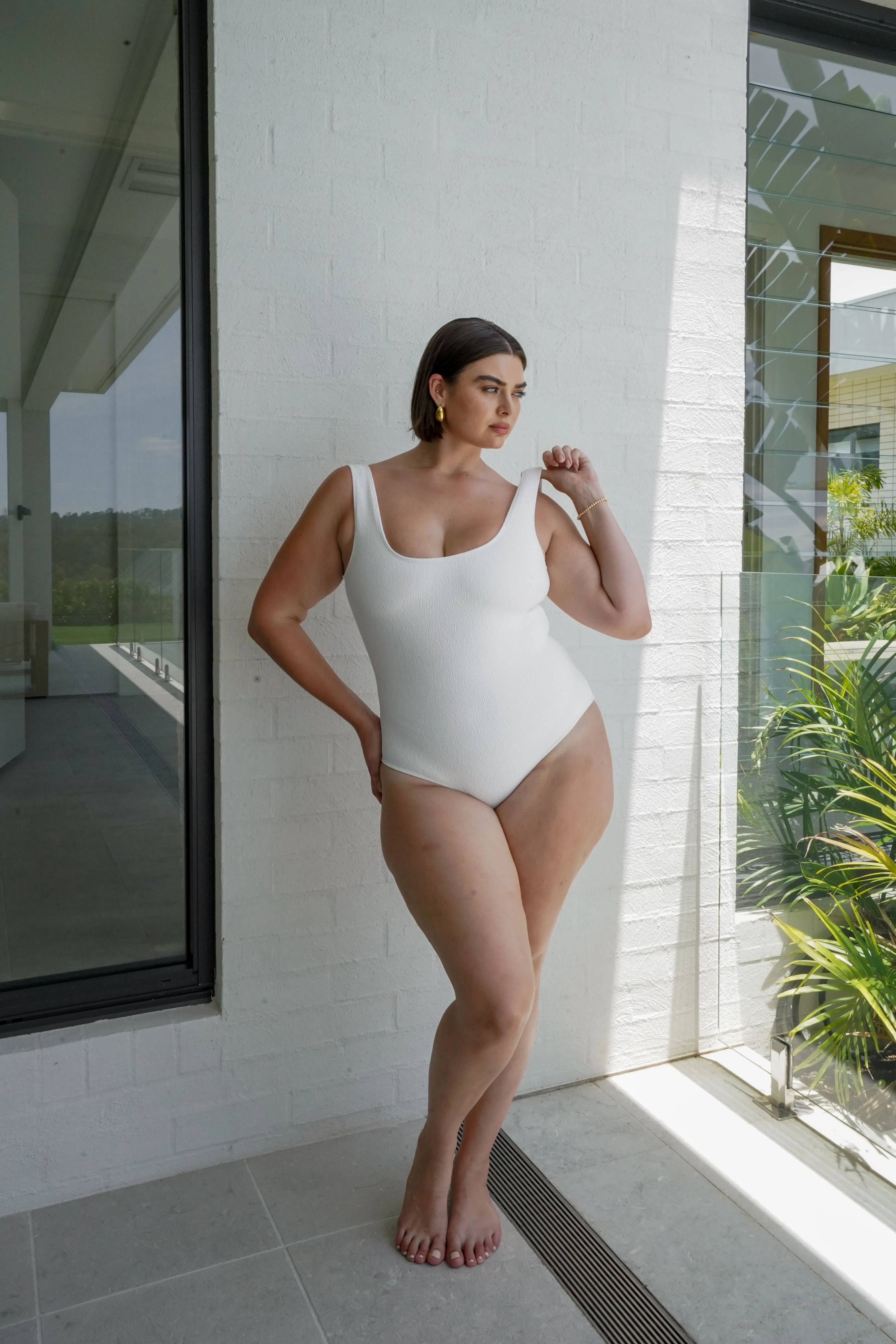 FB SALE - STORMY SWIMSUIT WHITE SIZE 18 sold by FAYT The Label