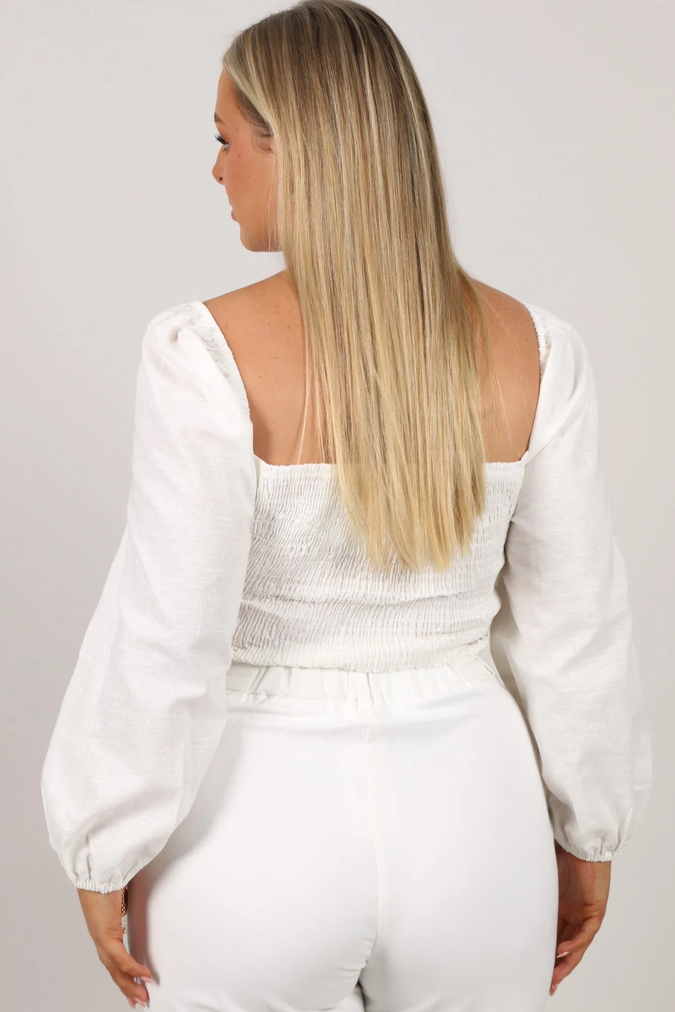 ALYA TOP WHITE sold by FAYT The Label product image thumbnail 4