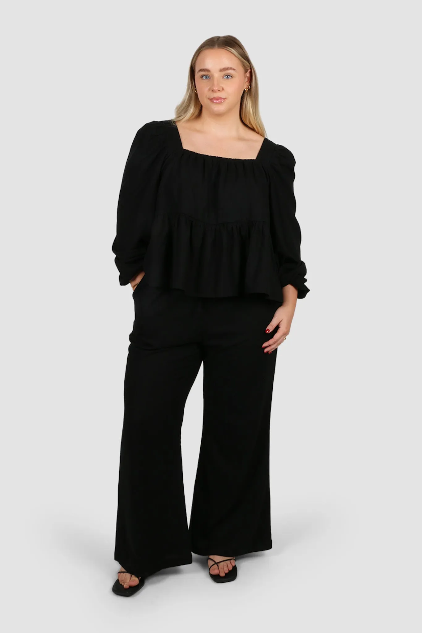 ELARA TOP BLACK sold by FAYT The Label product image thumbnail 5