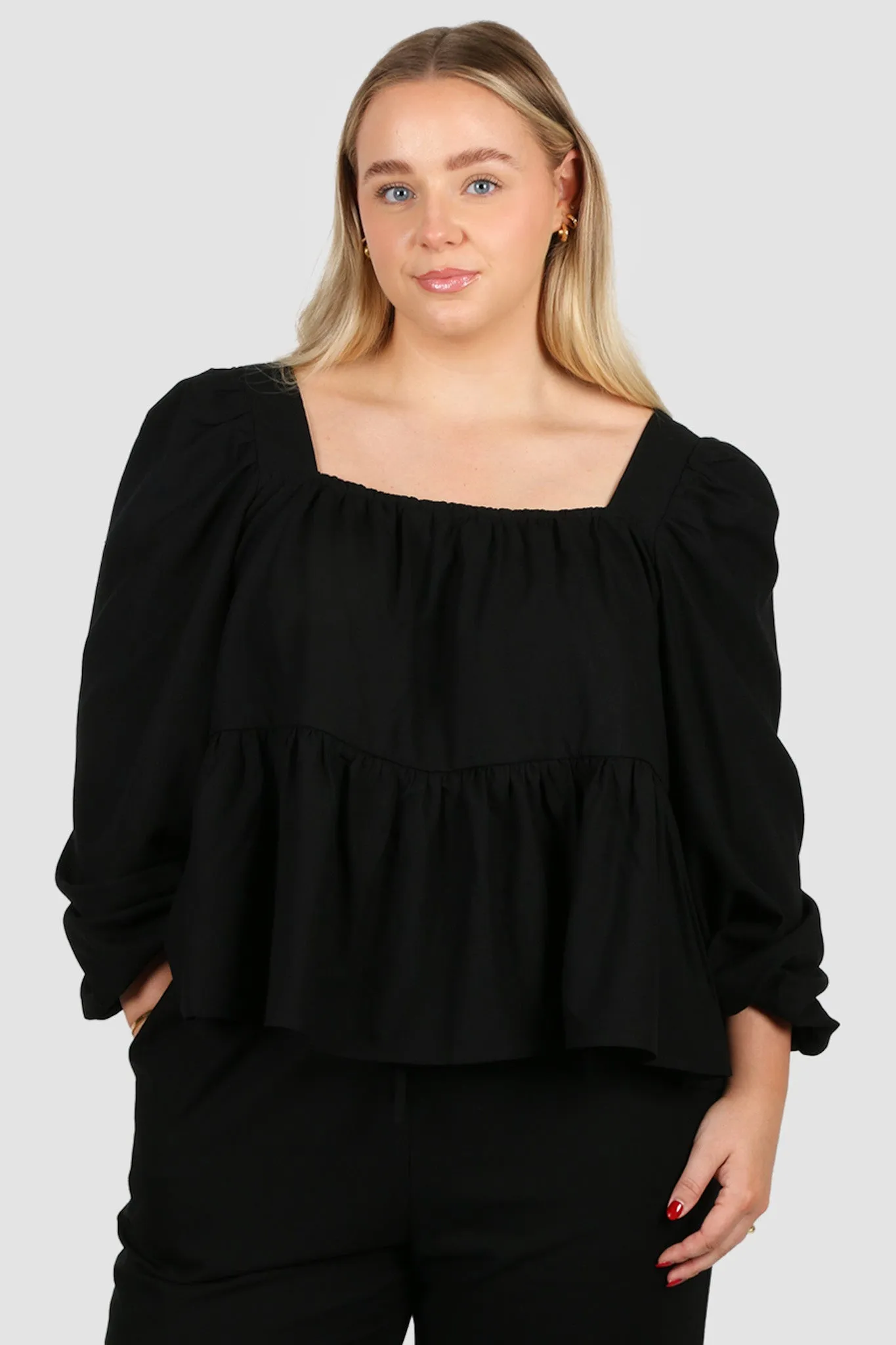 ELARA TOP BLACK sold by FAYT The Label product image thumbnail 3