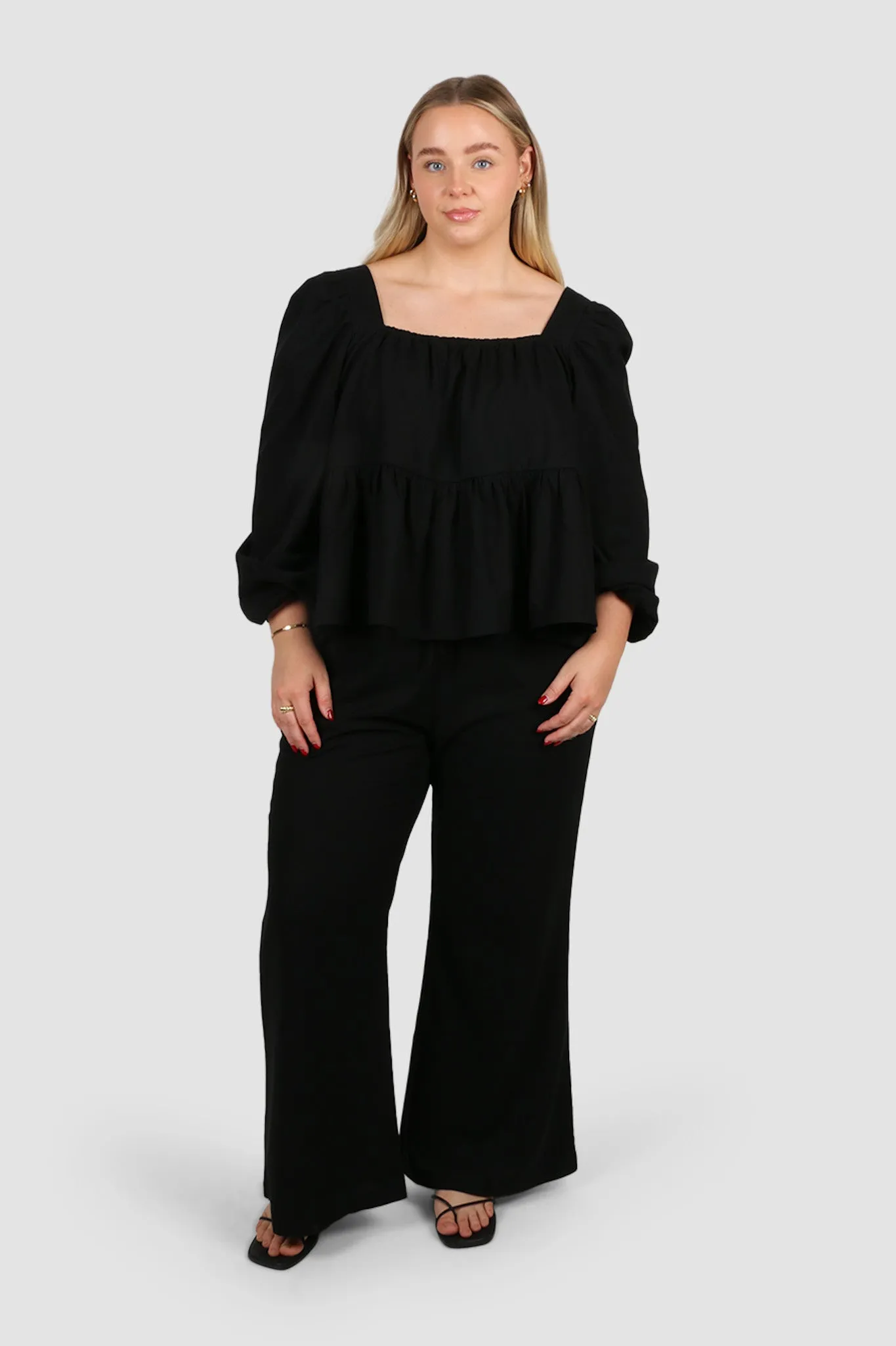 ELARA TOP BLACK sold by FAYT The Label product image thumbnail 2