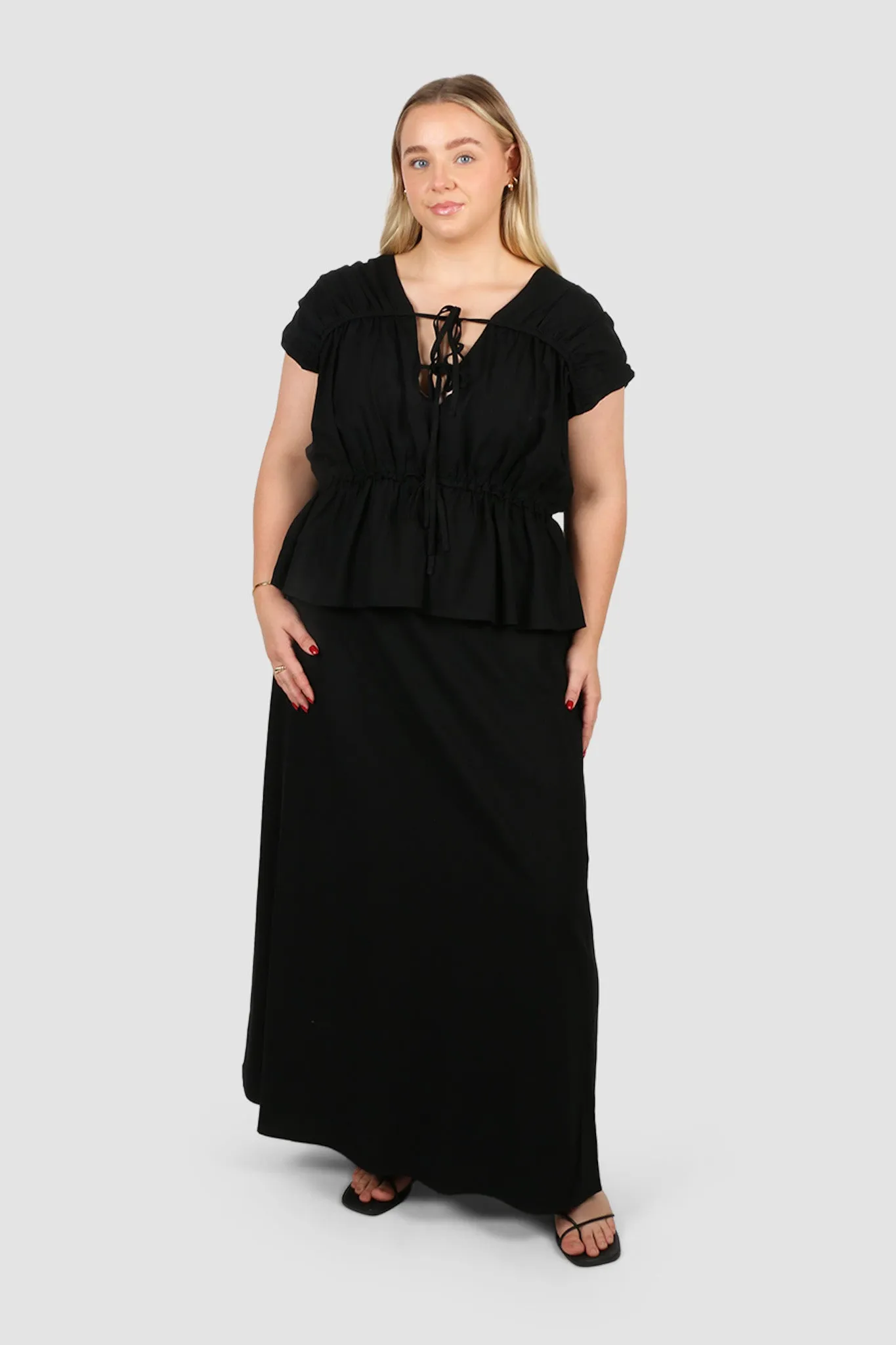 ZADIE TOP BLACK sold by FAYT The Label product image thumbnail 2