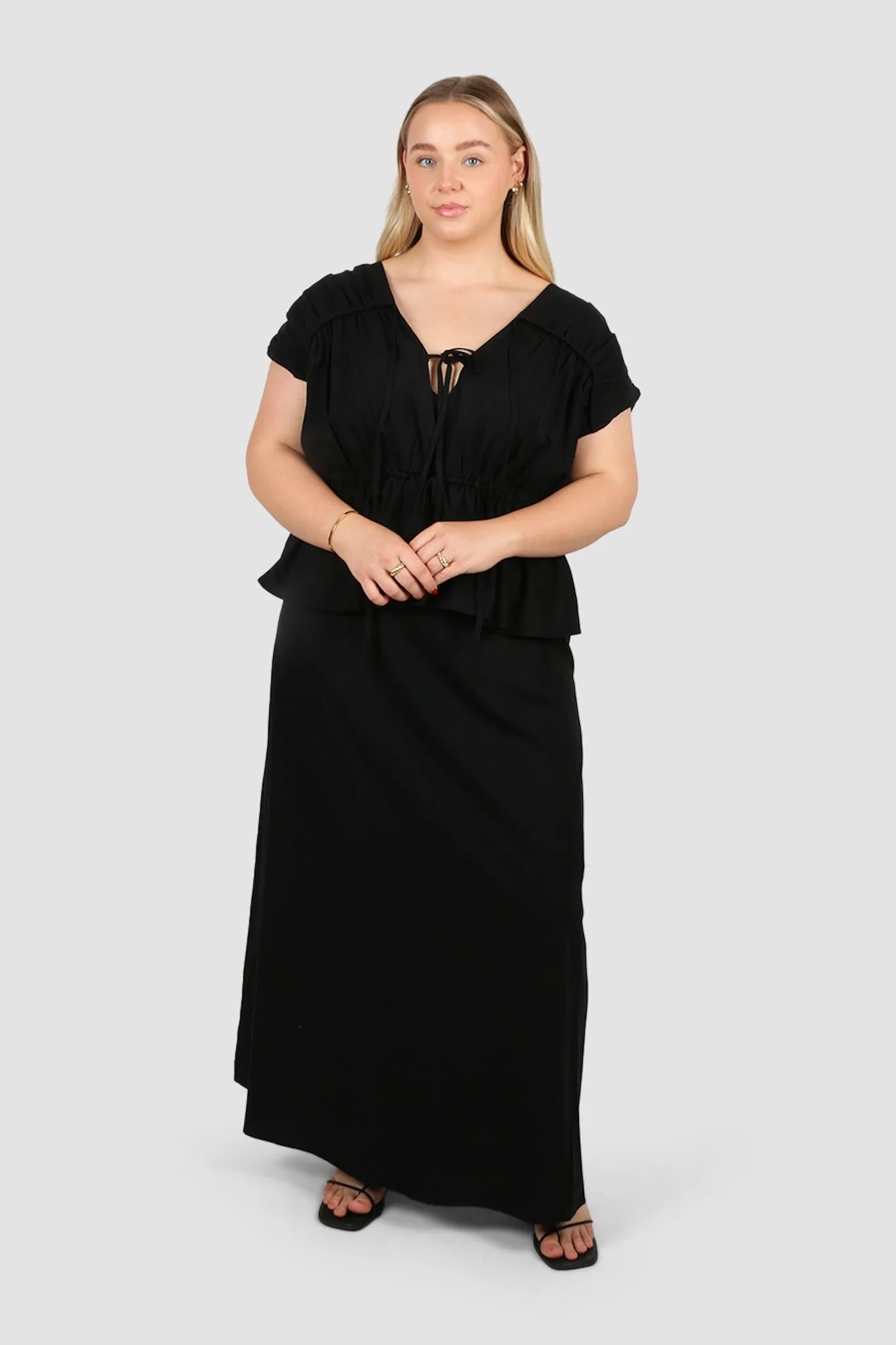 ZADIE TOP BLACK sold by FAYT The Label product image thumbnail 4