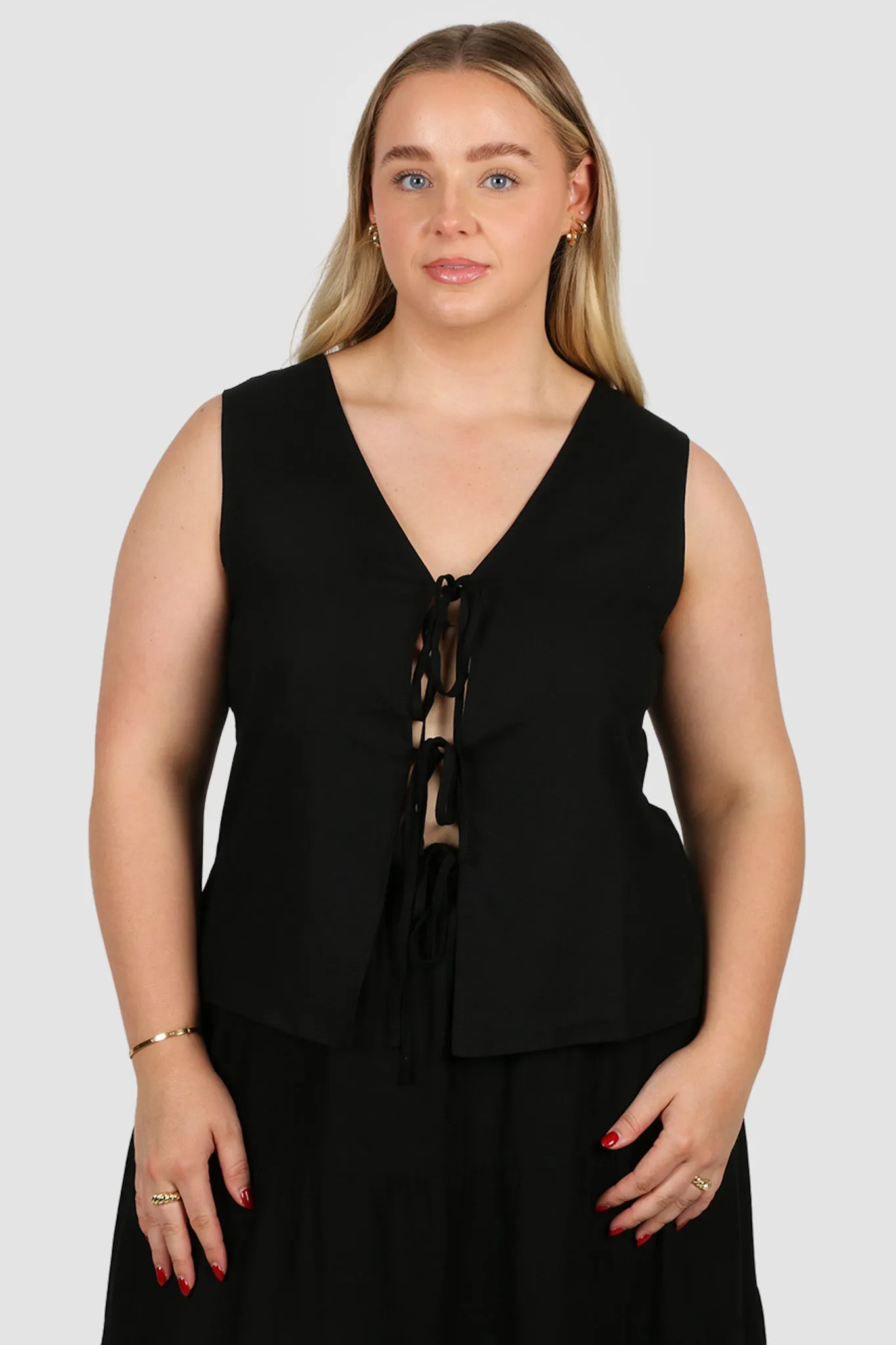 TORBIN TOP BLACK sold by FAYT The Label product image thumbnail 2