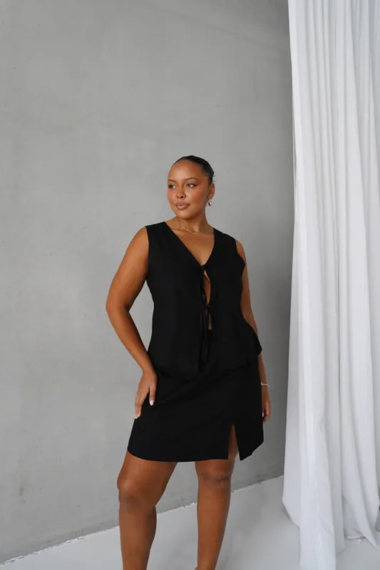 TORBIN TOP BLACK sold by FAYT The Label