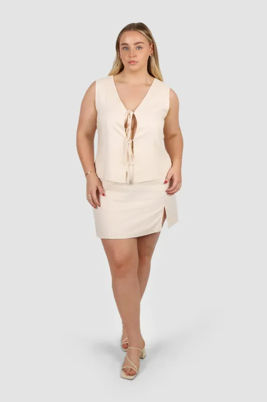 KAIRO SKIRT NEUTRAL sold by FAYT The Label