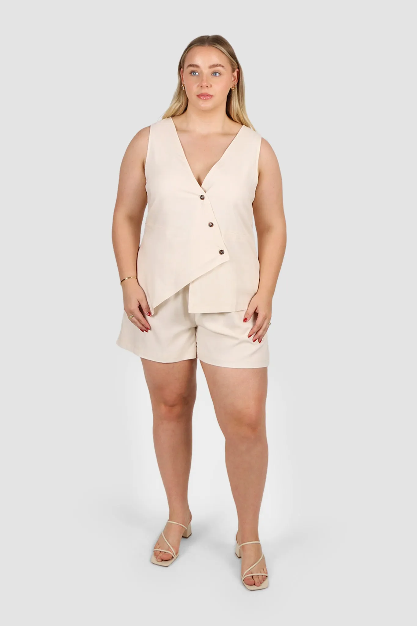 GRADY SHORTS NEUTRAL sold by FAYT The Label product image thumbnail 4