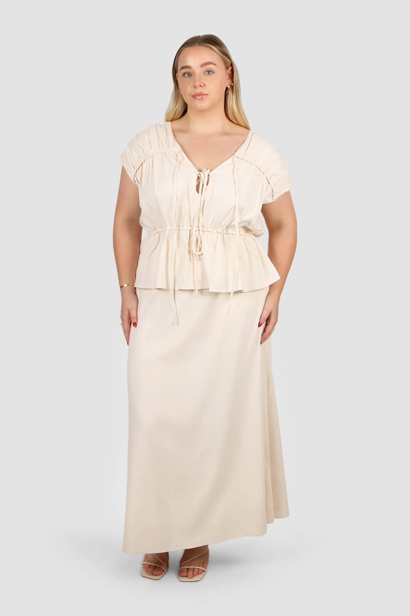 NIA SKIRT NEUTRAL sold by FAYT The Label product image thumbnail 2