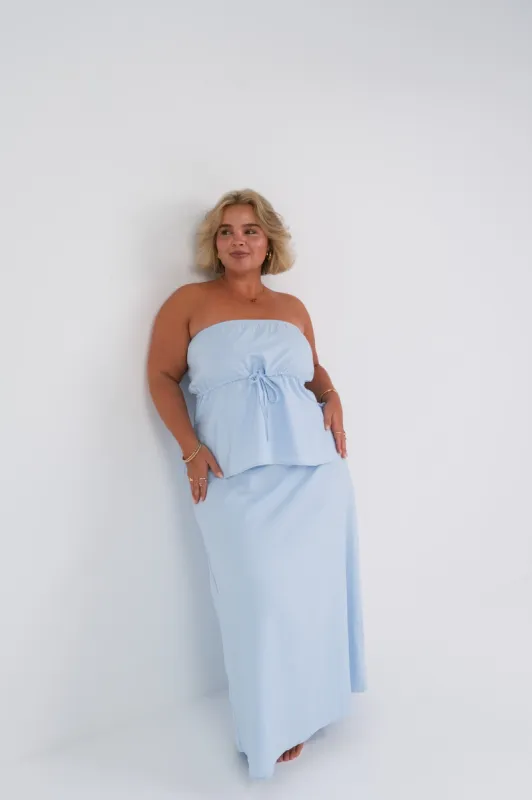 NIA SKIRT SOFT BLUE sold by FAYT The Label