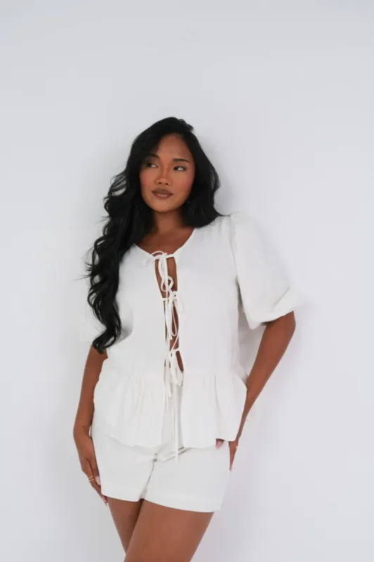 FAWN TOP WHITE sold by FAYT The Label