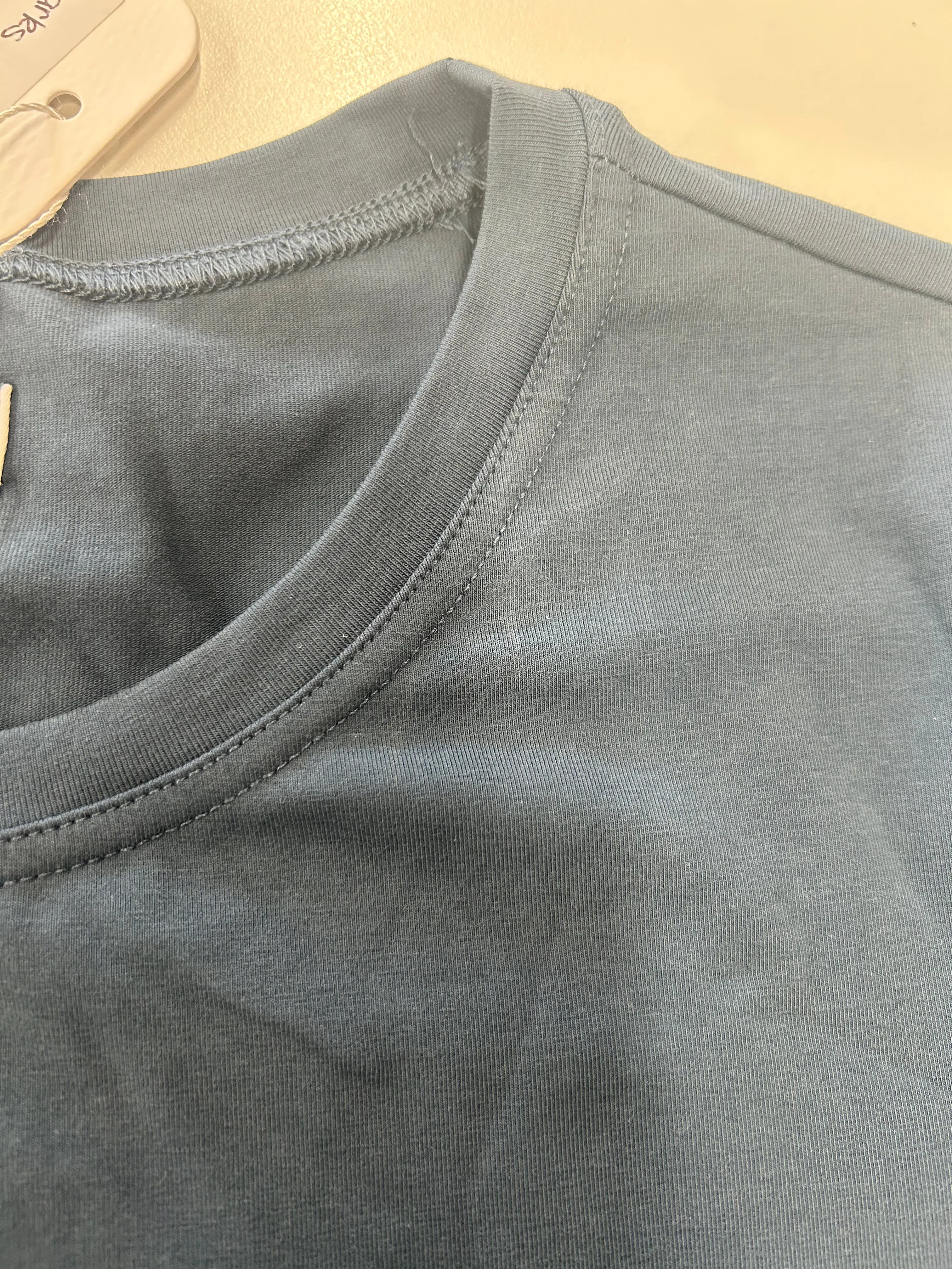 FB SALE - LIGHT BUTTERY TEE DEEP OCEAN SIZE 16 sold by FAYT The Label product image thumbnail 2