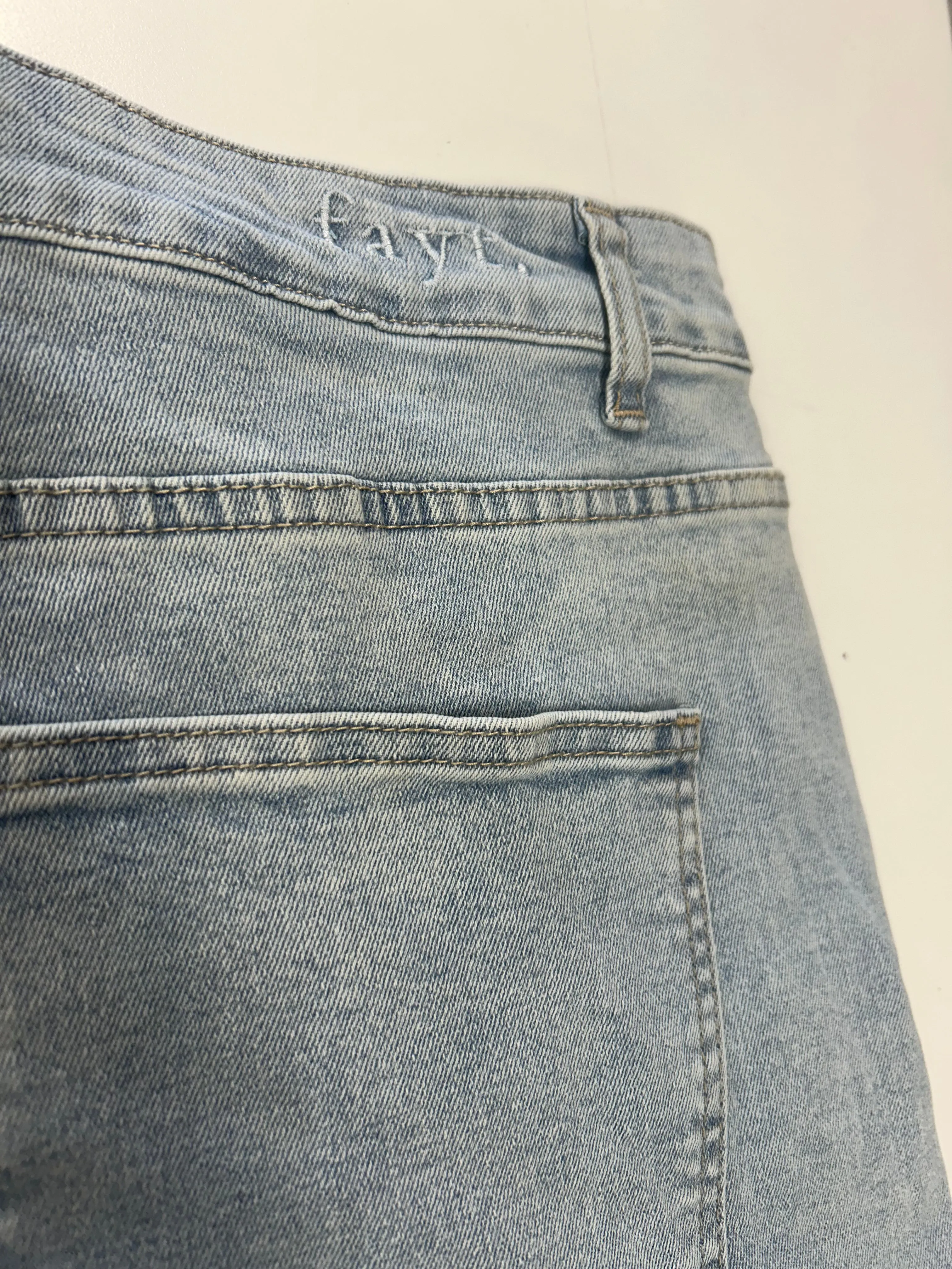 FB SALE - AXEL WIDE LEG JEANS LIGHT BLUE SIZE 26 (B) sold by FAYT The Label product image thumbnail 3
