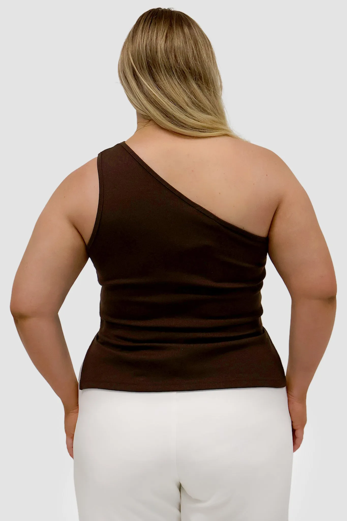 XANTIA KNIT TOP CHOCOLATE sold by FAYT The Label product image thumbnail 3