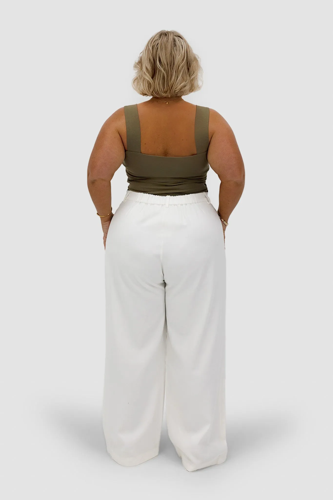 QUINN TOP OLIVE sold by FAYT The Label product image thumbnail 3