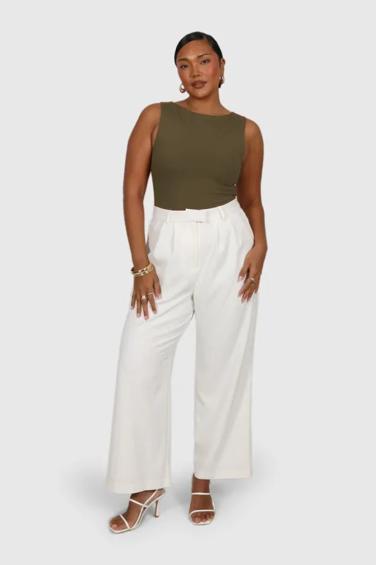 NOLA TOP OLIVE sold by FAYT The Label