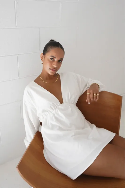 FB SALE - FREYA DRESS WHITE SIZE 10 (A) sold by FAYT The Label