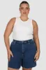 FB SALE - JAGGER DENIM SHORT DEEP BLUE SIZE 22 sold by FAYT The Label