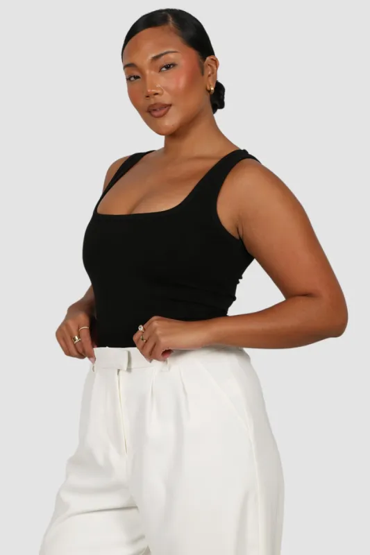 FB SALE - FAYT LOGO TANK BLACK SIZE 6-8 sold by FAYT The Label