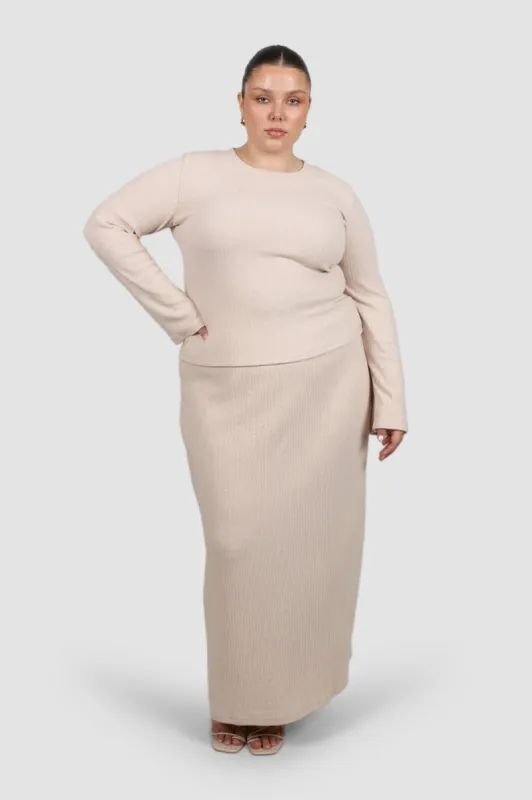 FB SALE - PETRA SKIRT OAT SIZE 24 sold by FAYT The Label