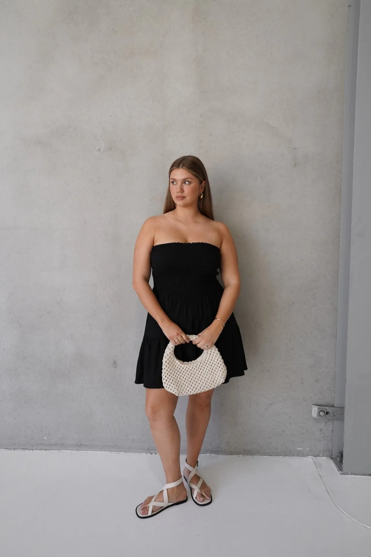 RYLIN DRESS BLACK sold by FAYT The Label