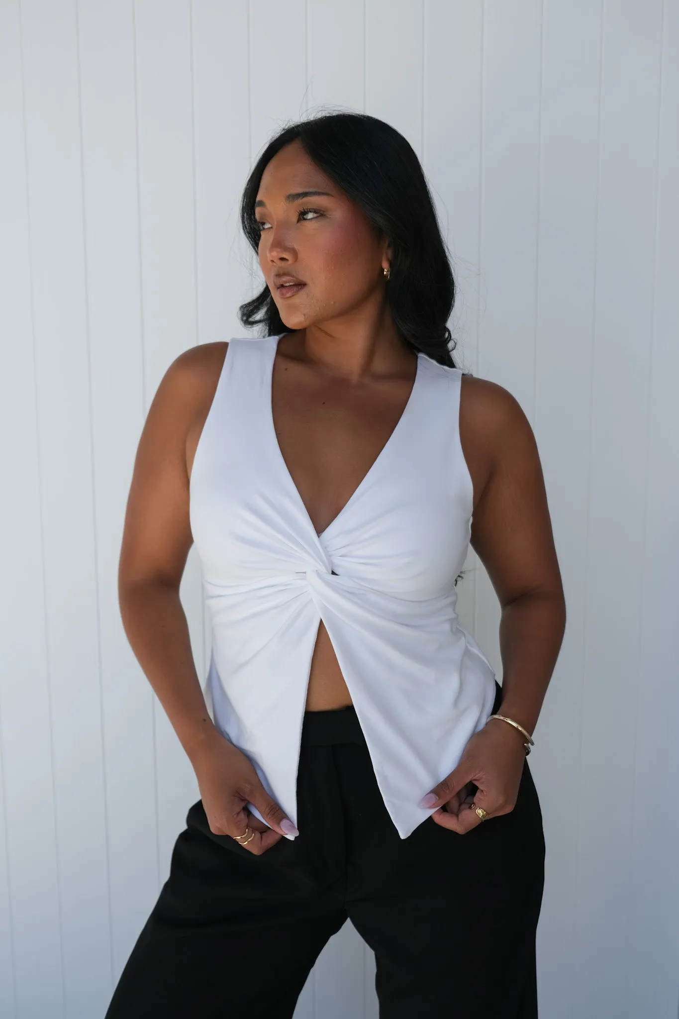 COLT TWIST TOP WHITE sold by FAYT The Label product image thumbnail 2