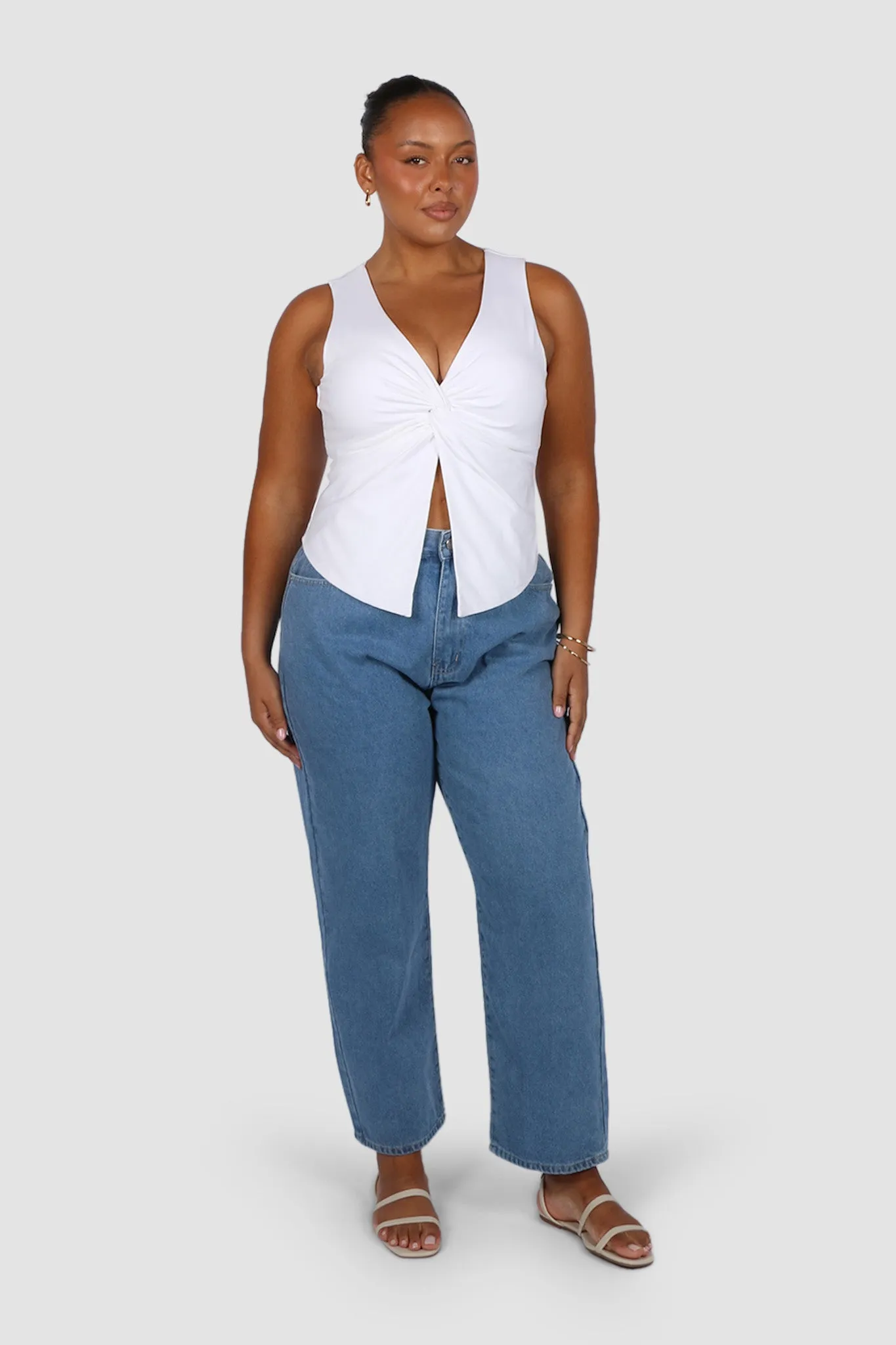 COLT TWIST TOP WHITE sold by FAYT The Label product image thumbnail 5